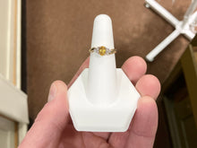 Cargar imagen en el visor de la galería, Yellow Sapphire And Diamond 14 K Yellow Gold Ring