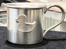 Load image into Gallery viewer, Pewter Duck Baby Cup