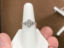 Load image into Gallery viewer, Marquise Shaped Diamond White Gold Ring