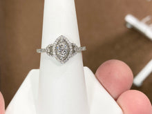 Load image into Gallery viewer, Marquise Shaped Diamond White Gold Ring