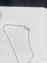 Load image into Gallery viewer, Heart Locket Sterling Silver Mother Of Pearl Rope Chain Engravable