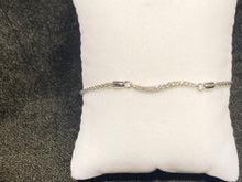 Load image into Gallery viewer, Silver Diamond Bolo Bracelet