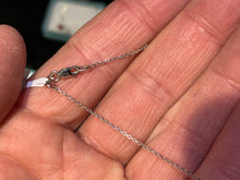 Charger l'image dans la galerie, Pink Sapphire And Diamond White Gold Necklace