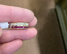 Charger l'image dans la galerie, Ruby And Diamond 18k Gold Ring