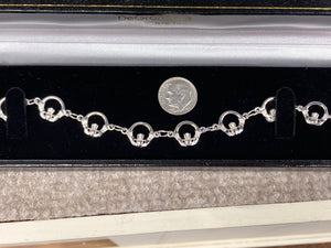 Silver Claddagh Bracelet