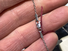 Charger l'image dans la galerie, Natural Blue Sapphire White Gold Pendant