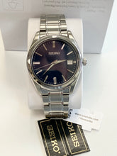 Cargar imagen en el visor de la galería, Seiko Stainless Steel Watch With Blue Dial