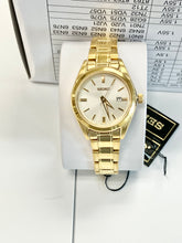 Charger l'image dans la galerie, Seiko Stainless Steel Gold Tone Watch With Date Calendar