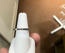 Cargar imagen en el visor de la galería, Sapphire And Diamond Gold Ring