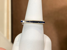 Cargar imagen en el visor de la galería, Sapphire And Diamond Gold Ring