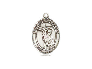 Saint Paul Of The Cross Silver Pendant And Chain