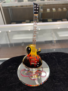 Guitar Hot Glass Figurine