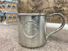 Load image into Gallery viewer, Shamrock Pewter Baby Cup