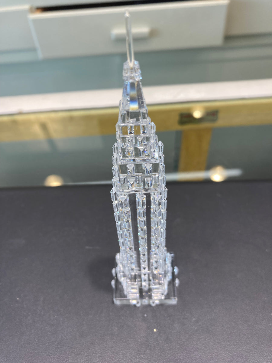 置物 Crystal World Mini Empire State Building Empire State Building Crystal Figurine – DeGrandpre Jewelers