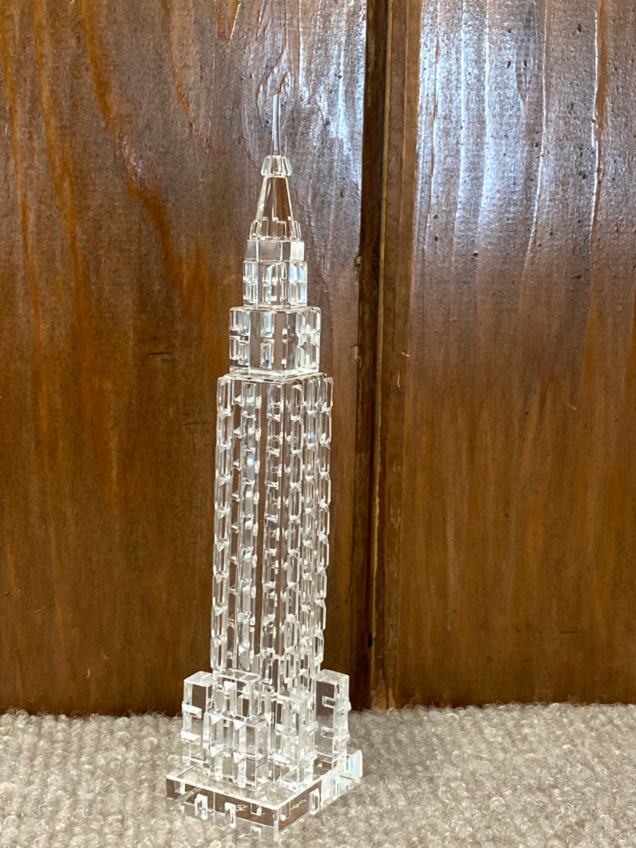 Empire State Building Crystal Figurine – DeGrandpre Jewelers