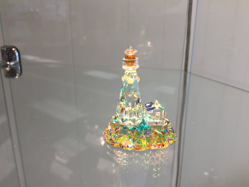 Harbor Lighthouse Crystal Figurine