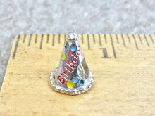 Laden Sie das Bild in den Galerie-Viewer, Happy Birthday Hat Silver Reflection Bead