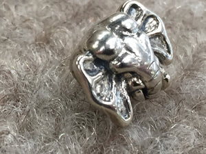 Elephant Silver Bead
