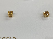 Load image into Gallery viewer, Citrine 14 K Yellow Gold Earrings 0 .46 Carat Weight