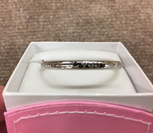 Charger l'image dans la galerie, Silver Baby Bangle Bracelet Love You To The Moon And Back