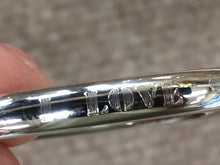 Charger l'image dans la galerie, Silver Baby Bangle Bracelet Love You To The Moon And Back