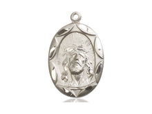 Charger l&#39;image dans la galerie, Ecce Homo Jesus Silver Pendant With Chain