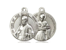 Load image into Gallery viewer, St Paul Of The Cross And Saint Gabriel Of The Blessed Virgin Silver Pendant