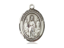 Laden Sie das Bild in den Galerie-Viewer, Our Lady of Knock Silver Pendant And Chain