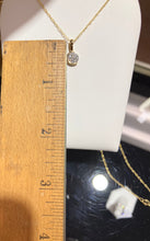 Cargar imagen en el visor de la galería, Gold Plated Lab Diamond Pendant