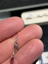 Charger l&#39;image dans la galerie, Peridot And Diamond White Gold Necklace