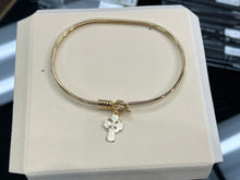 Cargar imagen en el visor de la galería, Gold Plated Celtic Cross Bracelet