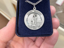 Charger l'image dans la galerie, Saint Patrick Silver Medal With Chain