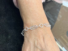 Load image into Gallery viewer, Sterling Silver Link Bracelet