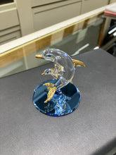 Load image into Gallery viewer, Dolphin With Baby Glass Figurine