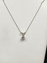 Load image into Gallery viewer, Natural Round Quarter Carat Diamond Pendant