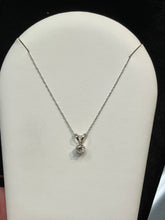 Load image into Gallery viewer, Natural Round Quarter Carat Diamond Pendant