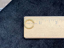 Load image into Gallery viewer, Ania Haie Gold Texture Medium Huggie Hoop Earrings