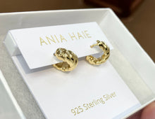 Load image into Gallery viewer, Ania Haie Chill Voyager Small Huggie Hoop Earrings