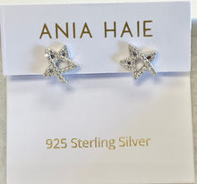 Load image into Gallery viewer, Starlit Drops Silver Ania Haie Stud Earrings