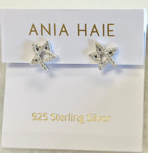 Load image into Gallery viewer, Starlit Drops Silver Ania Haie Stud Earrings