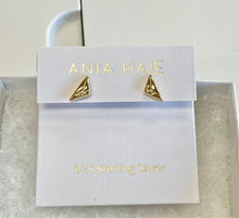 Load image into Gallery viewer, Ania Haie Gold Triangle Kiss Stud Earrings