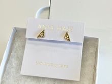 Load image into Gallery viewer, Ania Haie Gold Triangle Kiss Stud Earrings