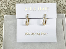 Load image into Gallery viewer, Ania Haie Glam Rock Oval Hoop Earrings