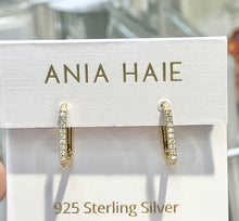 Load image into Gallery viewer, Ania Haie Glam Rock Oval Hoop Earrings