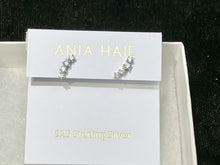 Load image into Gallery viewer, Silver Sparkle Climber Studs