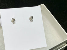 Load image into Gallery viewer, Silver Sparkle Climber Studs