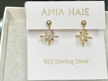 Cargar imagen en el visor de la galería, Gold Dangling Nova Star Stud Earrings