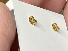 Cargar imagen en el visor de la galería, Gold Dangling Nova Star Stud Earrings