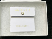Laden Sie das Bild in den Galerie-Viewer, Gold Solitaire Cubic Zirconia Barbell Ania Haie