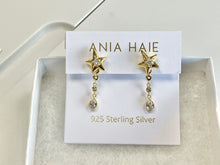 Cargar imagen en el visor de la galería, Sparkling Star Drop Stud Earrings